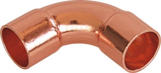 Bakreni lok - 90° 1/2'' - 1/2'' (12,70 - 12,70mm)