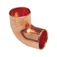 Bakreno koleno - 90° 1 3/8'' - 1 3/8'' (34,92 - 34,92mm)