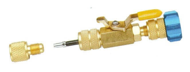 Orodje za menjavo mehanizma ventilčka s priključkom 1/4" in adapterjem 5/16", (R32/R410) - GT850