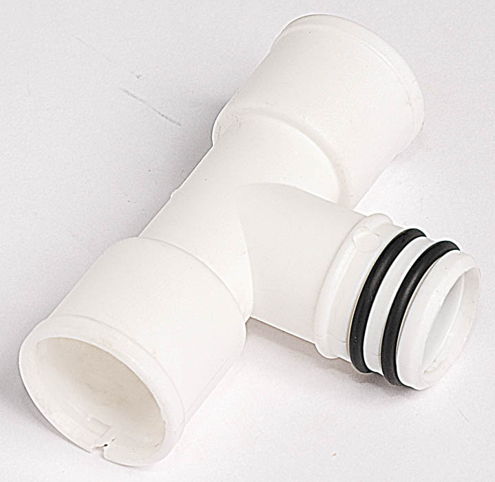 T - priključek za rebrasto cev za kondenz model CV Φ16/ 18mm