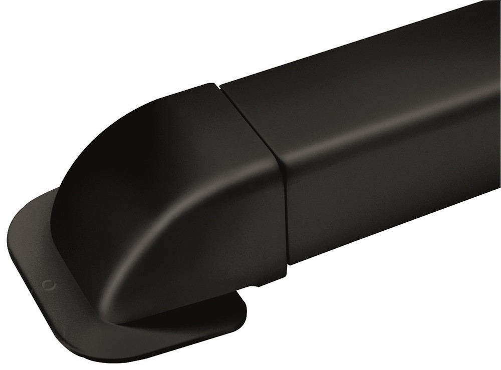 Zaključni pokrov z manšeto 8 cm CM5809 - črn