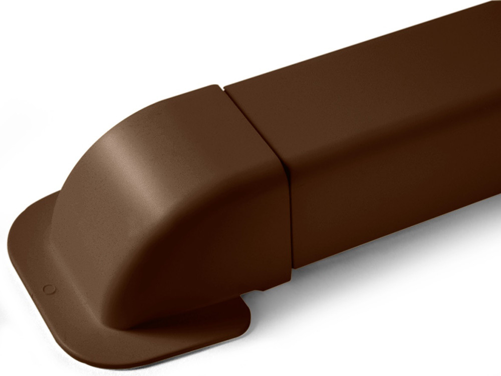 Zaključni pokrov z manšeto 8 cm CM6809 - rjav