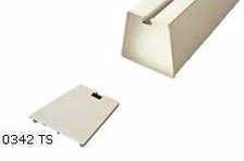 Zaključni pokrov za plastični linijski talni podstavek - TS342