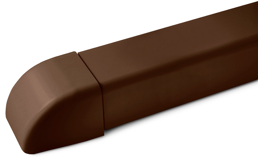 Zaključni pokrov 8 cm TT6808 - rjav