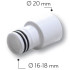 Reducir Φ20 mm - Φ 16 mm - CV88